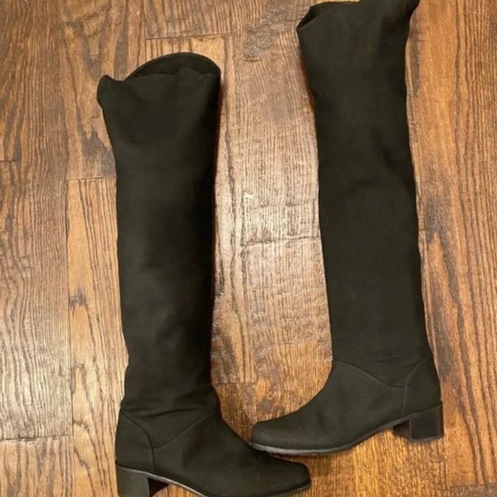 STUART WEITZMAN Over the Knee Suede Leather Boots 7 $895